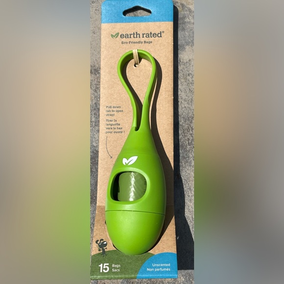 Dog Poop Bag Holder with leash attachment, Dog Poop Bags, Dispenser and … - Picture 1 of 5